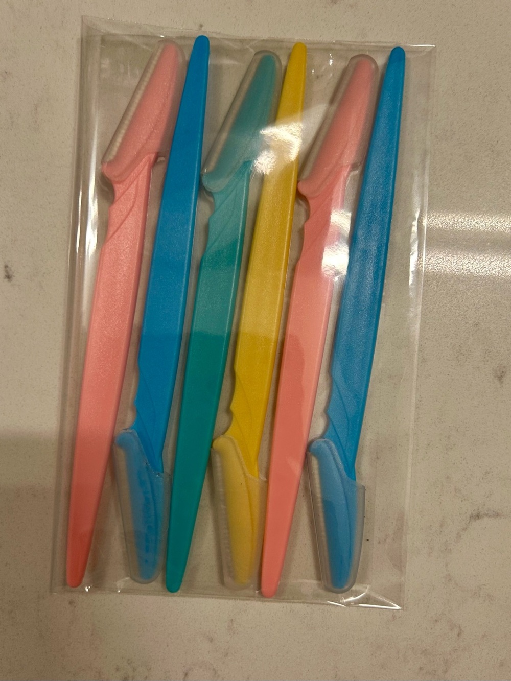 Multicolor Disposable Dermaplane Blades - Pack of 6